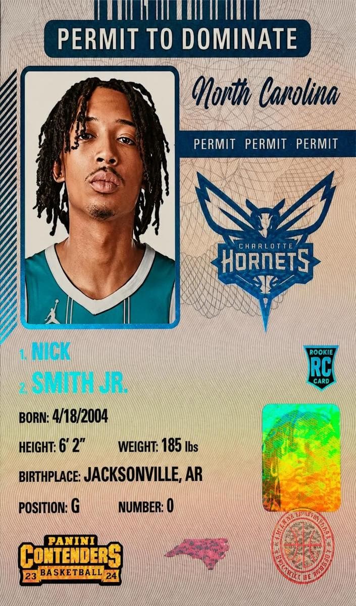 Nick Smith Jr. 2023 panini Panini Contenders