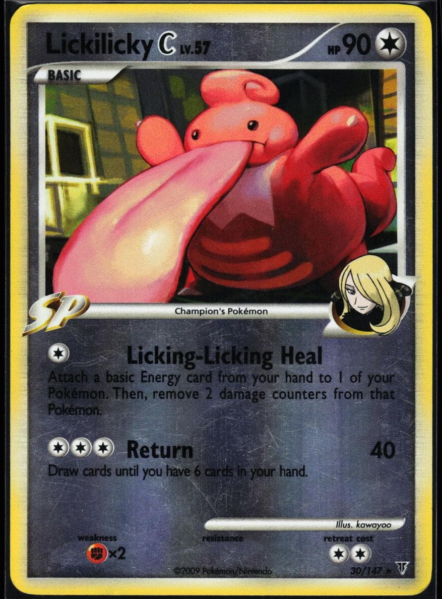 Lickilicky C trading card