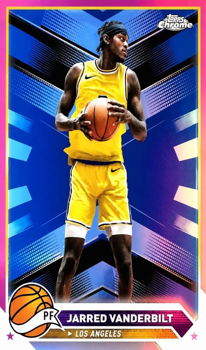 Jarred Vanderbilt 2023 topps Topps Chrome