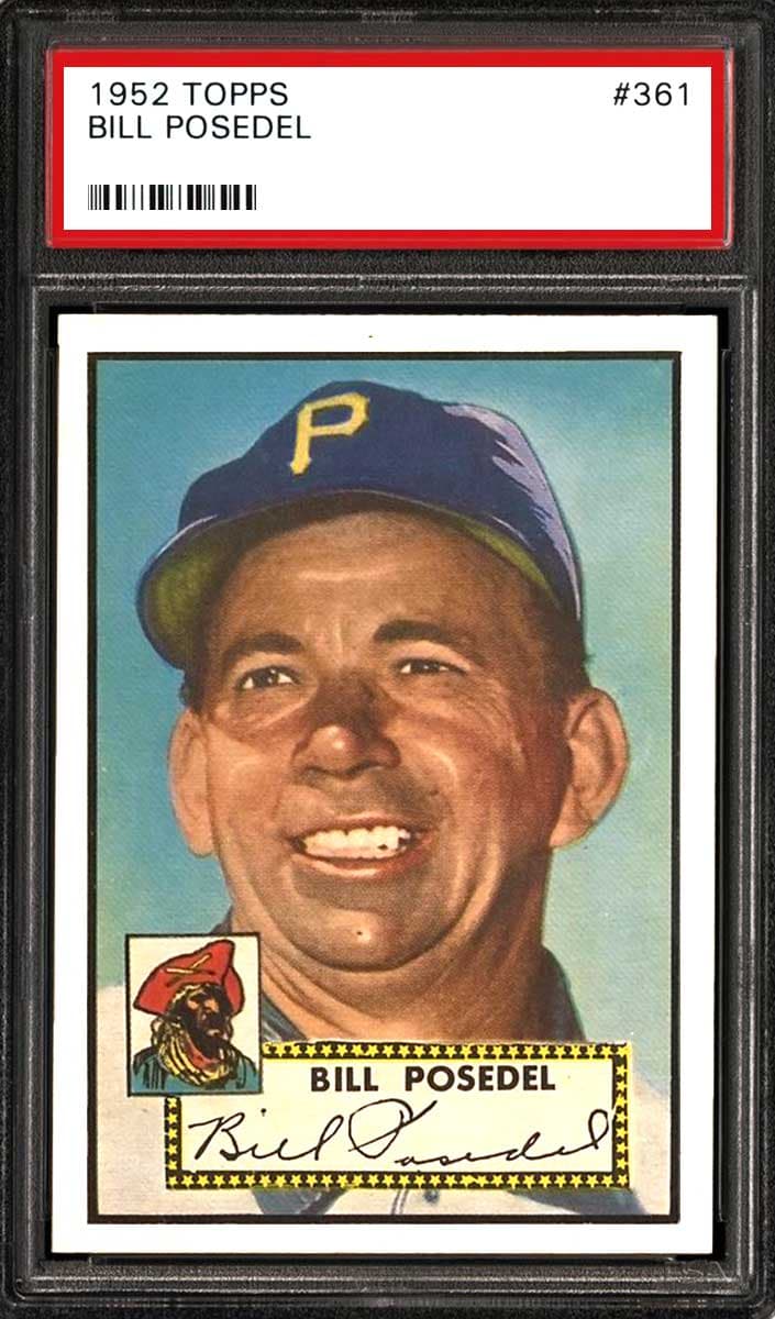 Bill Posedel 1952 topps Topps