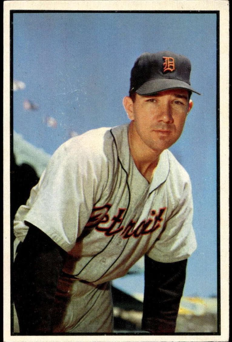 Bill Wight 1953 bowman Bowman Color