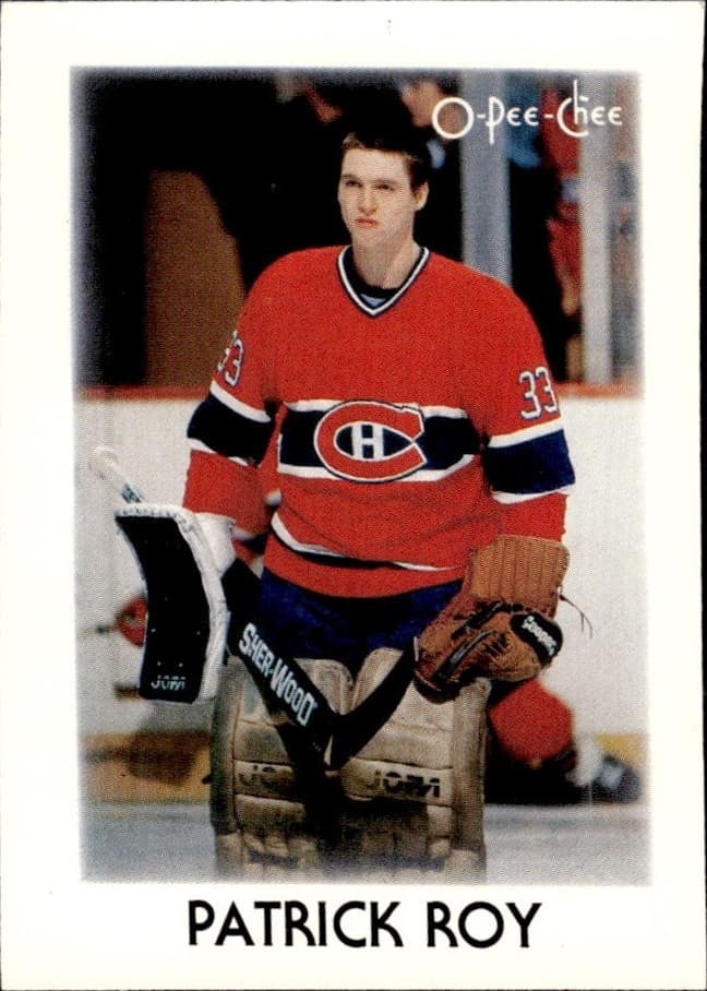MINIS PATRICK ROY 36 HOCKEY MO 1987 O-Pee-Chee