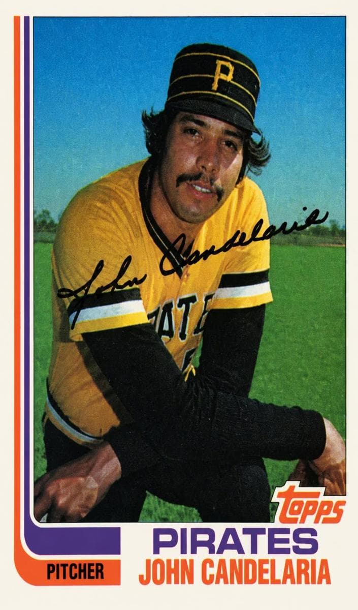 John Candelaria trading card
