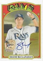 Shane McClanahan 2021 topps Topps Heritage