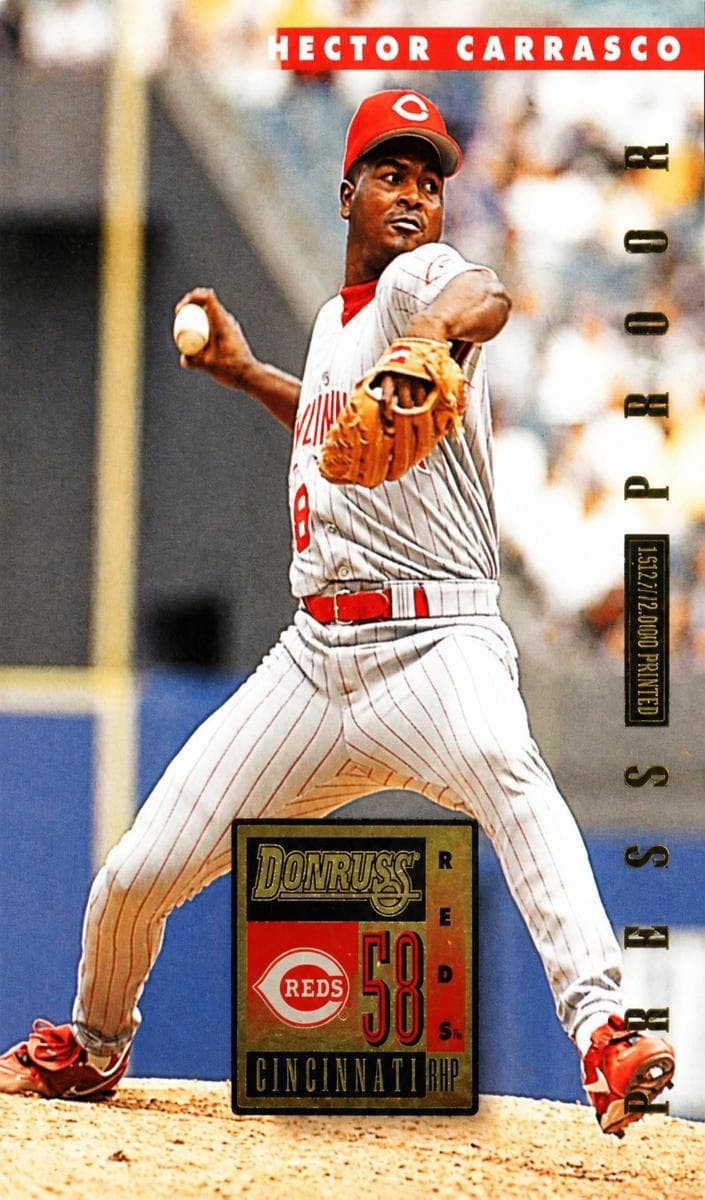 Hector Carrasco 1996 panini Donruss