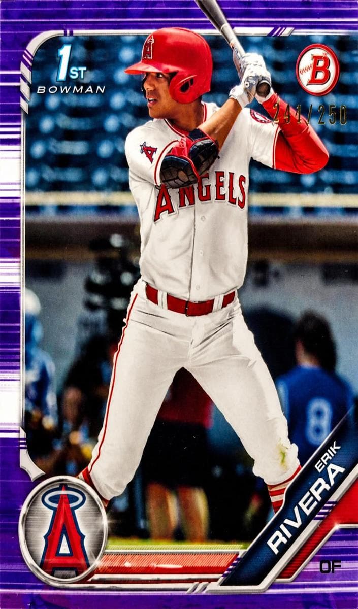 Erik Rivera 2019 bowman Bowman Draft