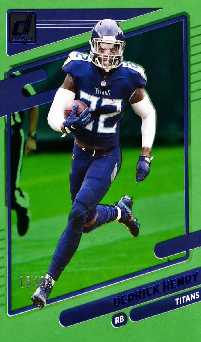 Derrick Henry 2021 panini Clearly Donruss