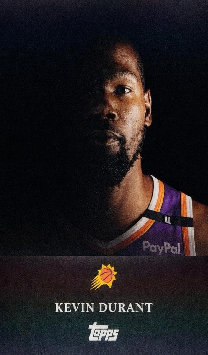 Kevin Durant 2025 topps Topps Midnight