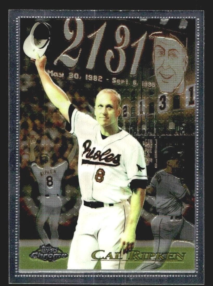 Cal Ripken Jr. 1996 topps Topps Chrome
