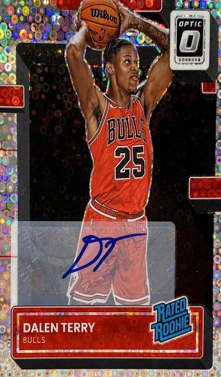 Dalen Terry 2022 panini Donruss Optic