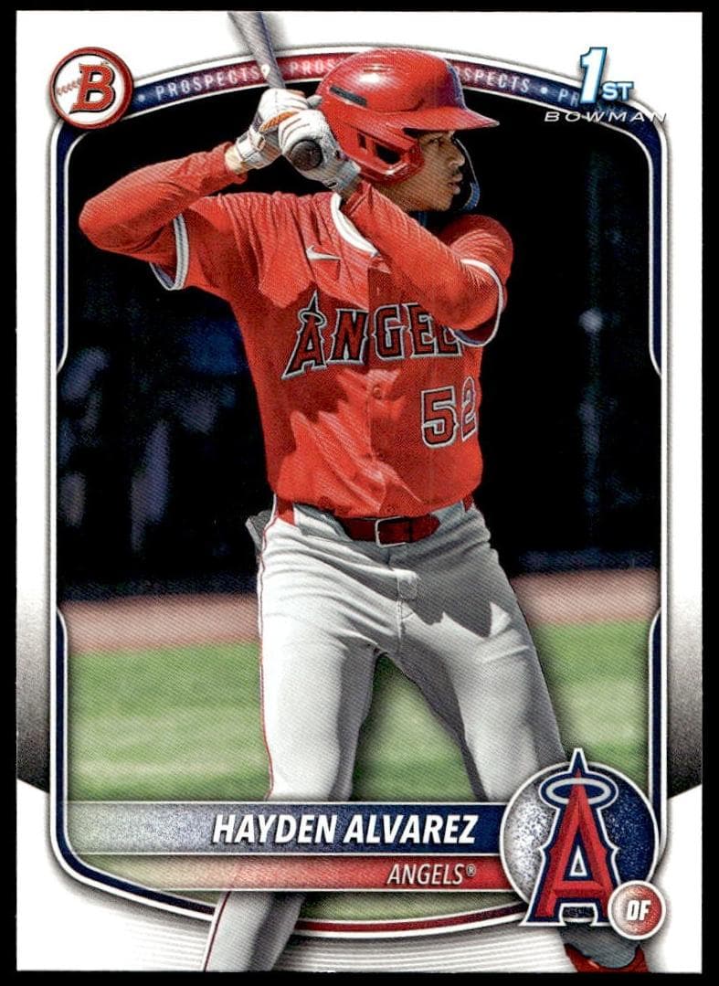 Hayden Alvarez trading card