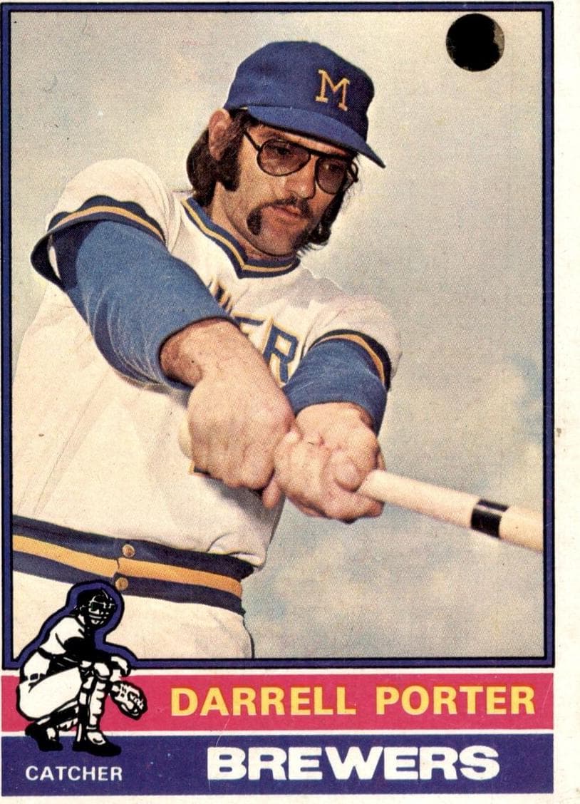 Darrell Porter 1976 topps Topps
