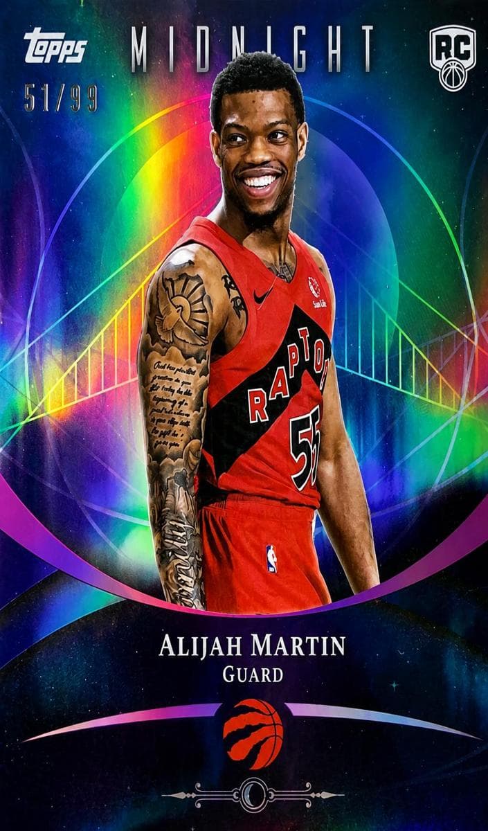 Alijah Martin 2025 topps Topps Midnight