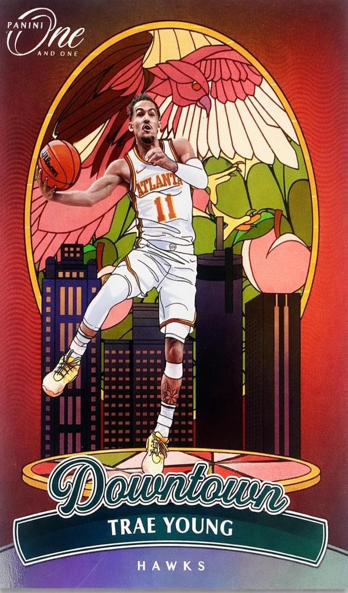 Trae Young 2023 panini Panini One and One