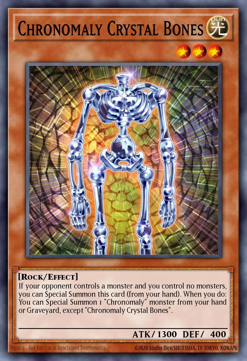 Chronomaly Crystal Bones 2012 Yu-Gi-Oh! Return of the Duelist