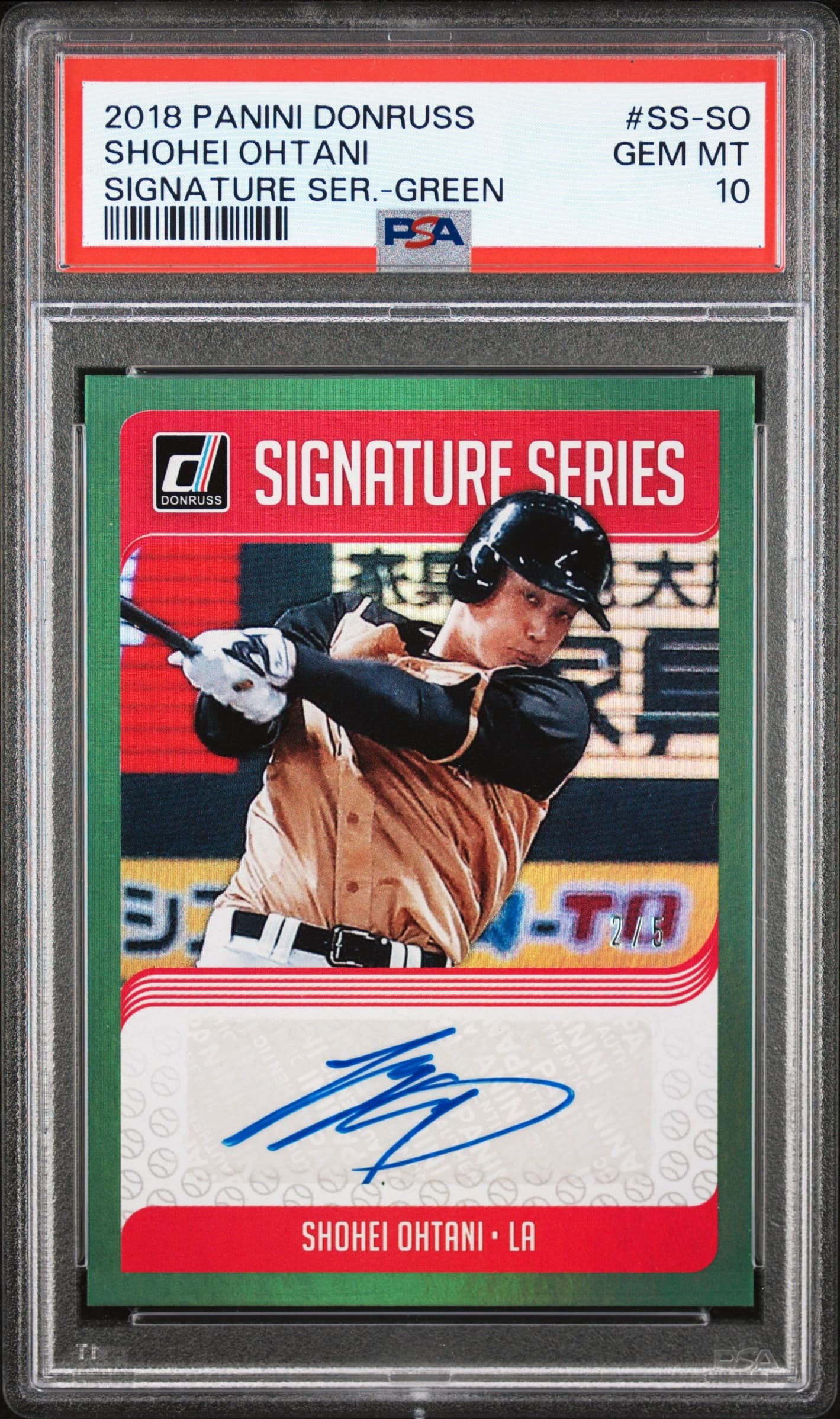 Shohei Ohtani 2018 panini Donruss