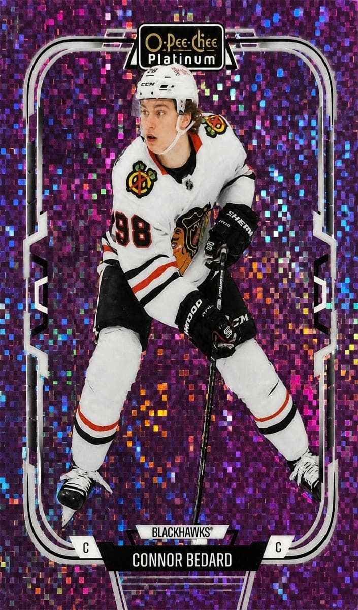Connor Bedard 2025 topps O-Pee-Chee Platinum