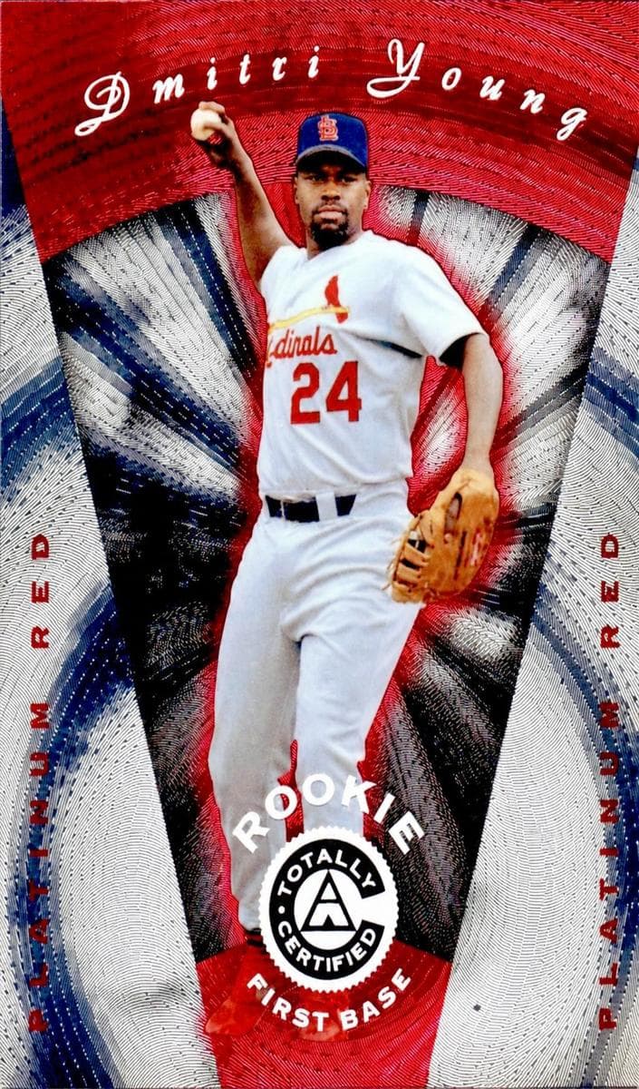 Dmitri Young 1997 panini Pinnacle Totally Certified