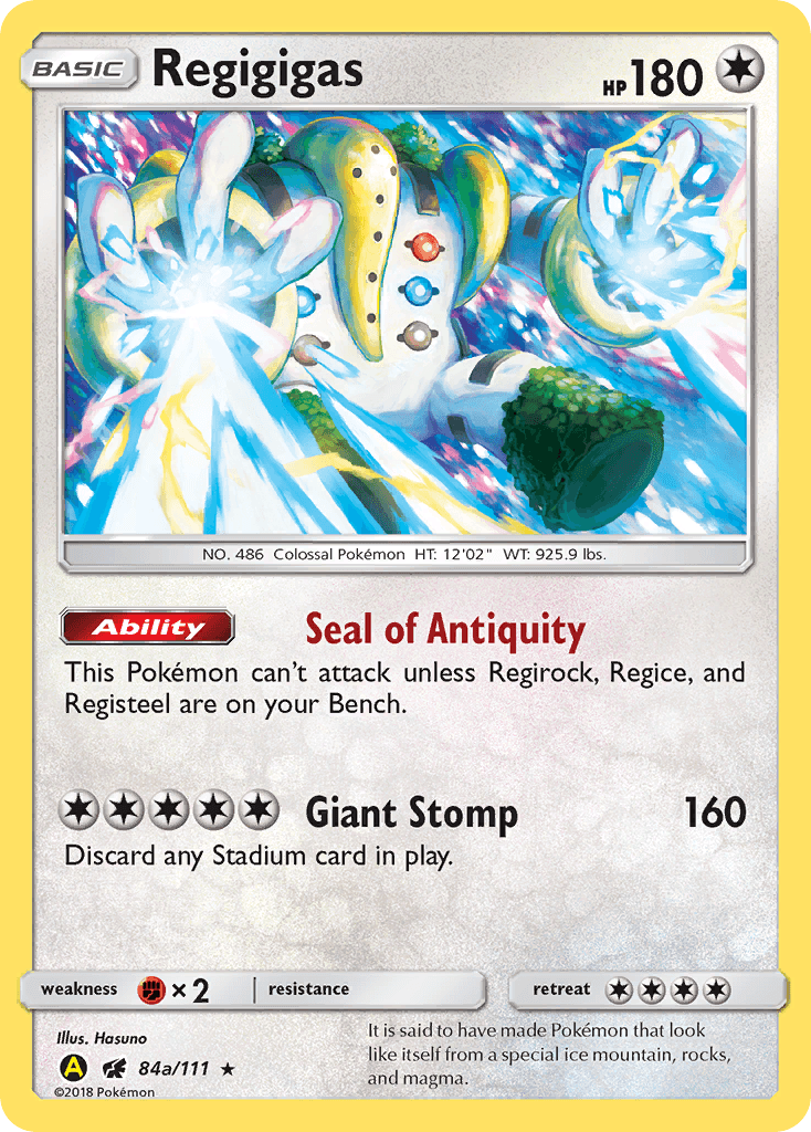 Regigigas 2017 Pokemon Crimson Invasion