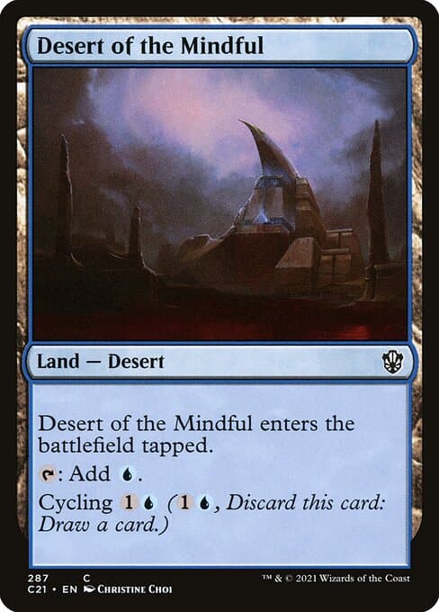 Desert of the Mindful 2025 Magic: The Gathering Aetherdrift Commander