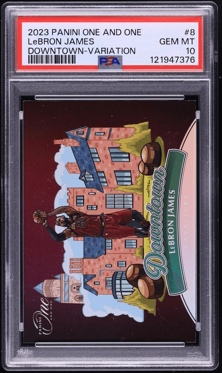 LeBron James 2023 panini Panini One and One