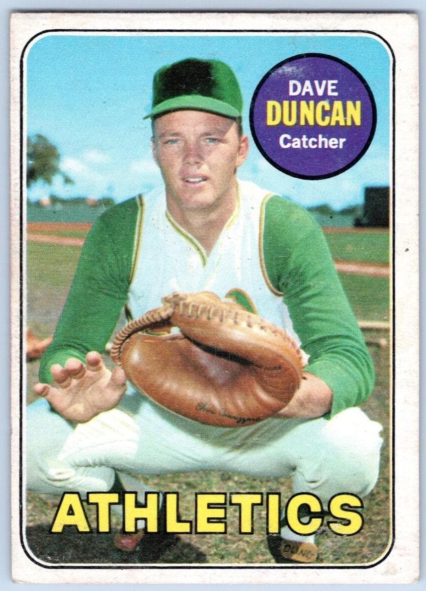 Dave Duncan 1969 topps O-Pee-Chee