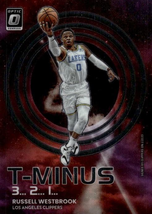 Russell Westbrook 2022 panini Donruss Optic