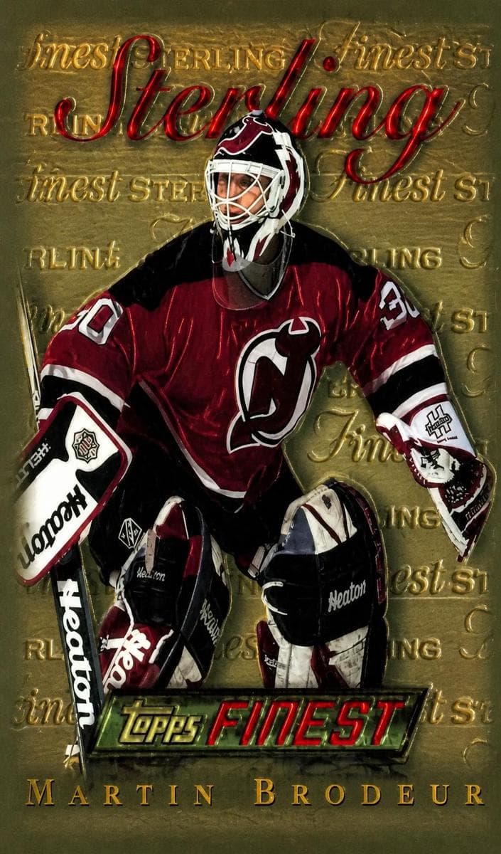 Martin Brodeur 1995 topps Topps Finest