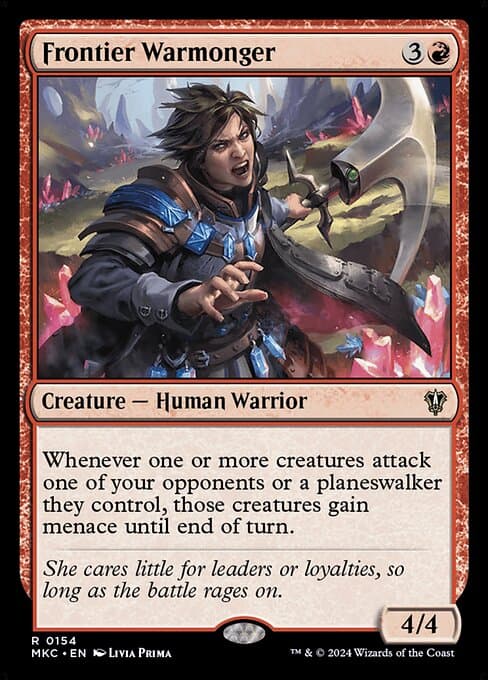 Frontier Warmonger 2020 Magic: The Gathering Commander 2020