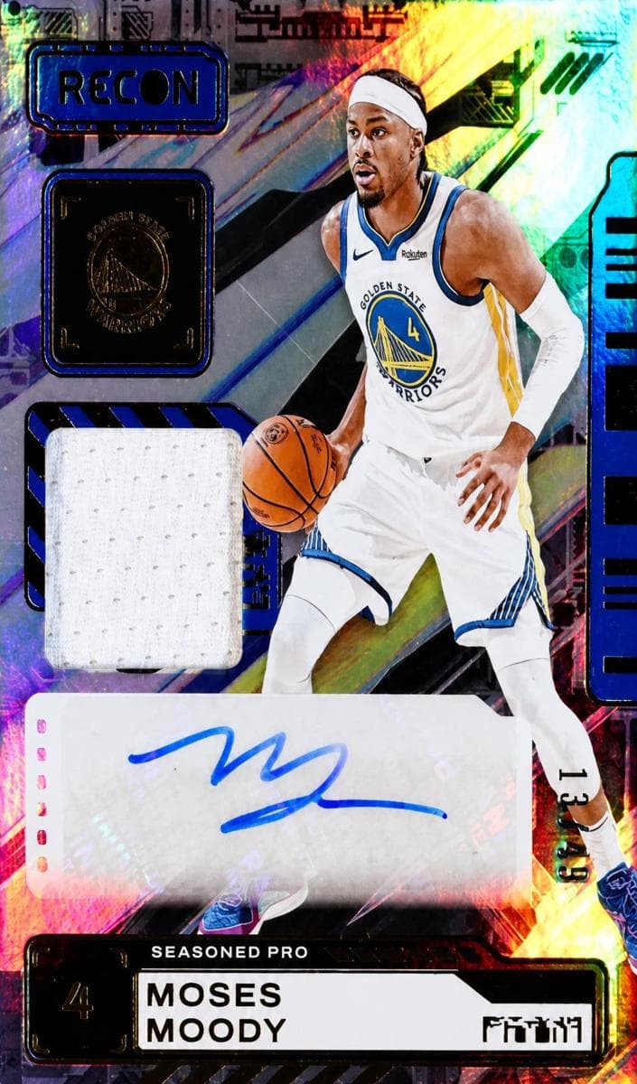 Moses Moody 2023 panini Recon