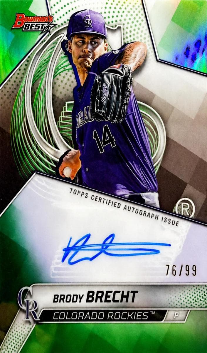 Brody Brecht 2025 bowman Bowman Best