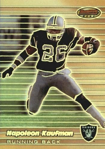Napoleon Kaufman 1999 bowman Bowman's Best