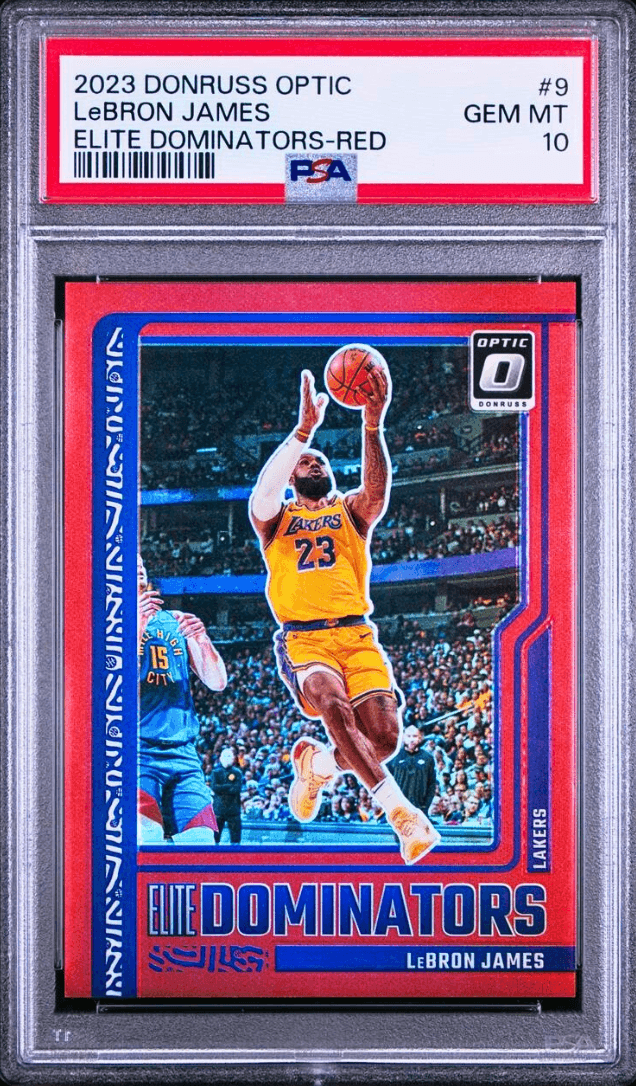 LeBron James 2023 panini Donruss Optic