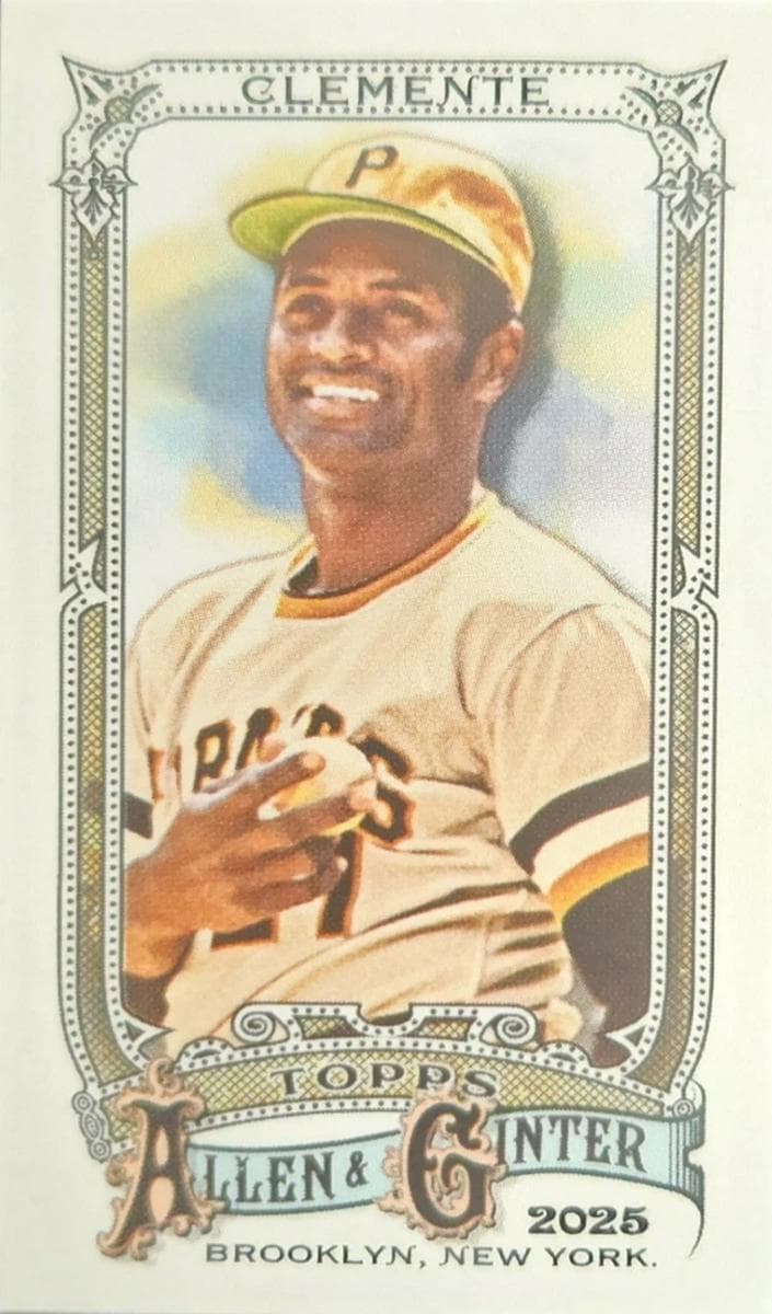 Roberto Clemente 2025 topps Topps Allen & Ginter