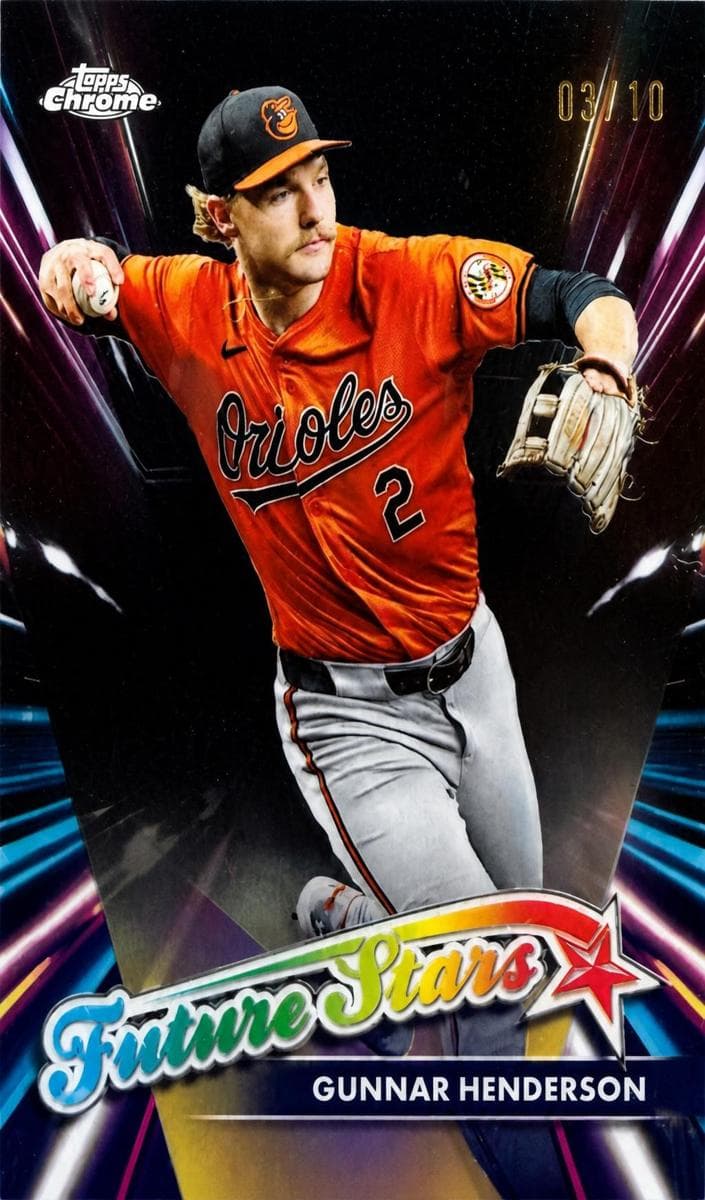 Gunnar Henderson 2024 topps Topps Chrome Update