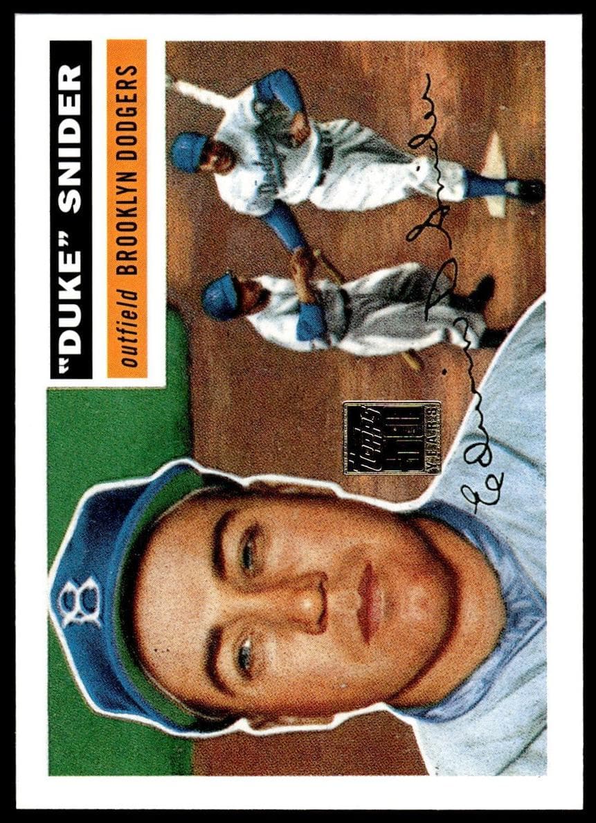 Duke Snider 2001 topps Topps Chrome