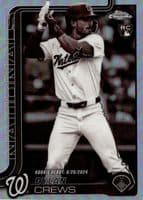 Dylan Crews 2025 topps Topps Chrome Update Rookie Debut example 1