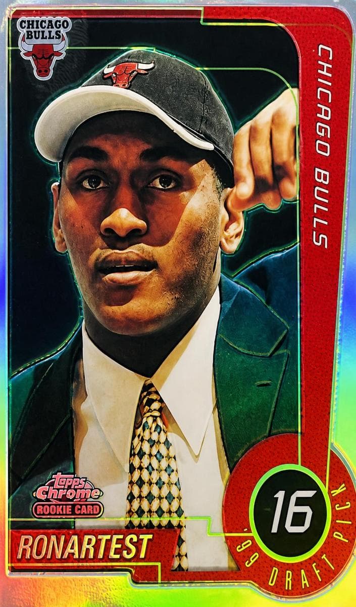 Ron Artest 1999 topps Topps Chrome