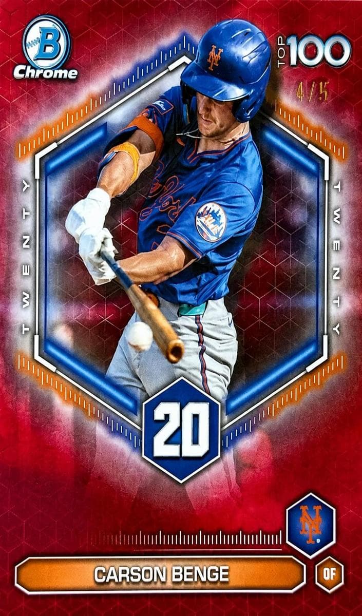 Carson Benge 2026 bowman Bowman
