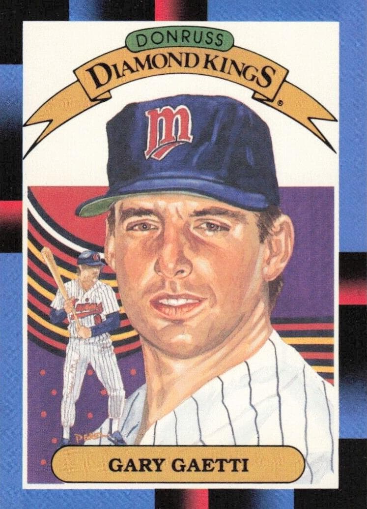 Gary Gaetti 1988 panini Donruss