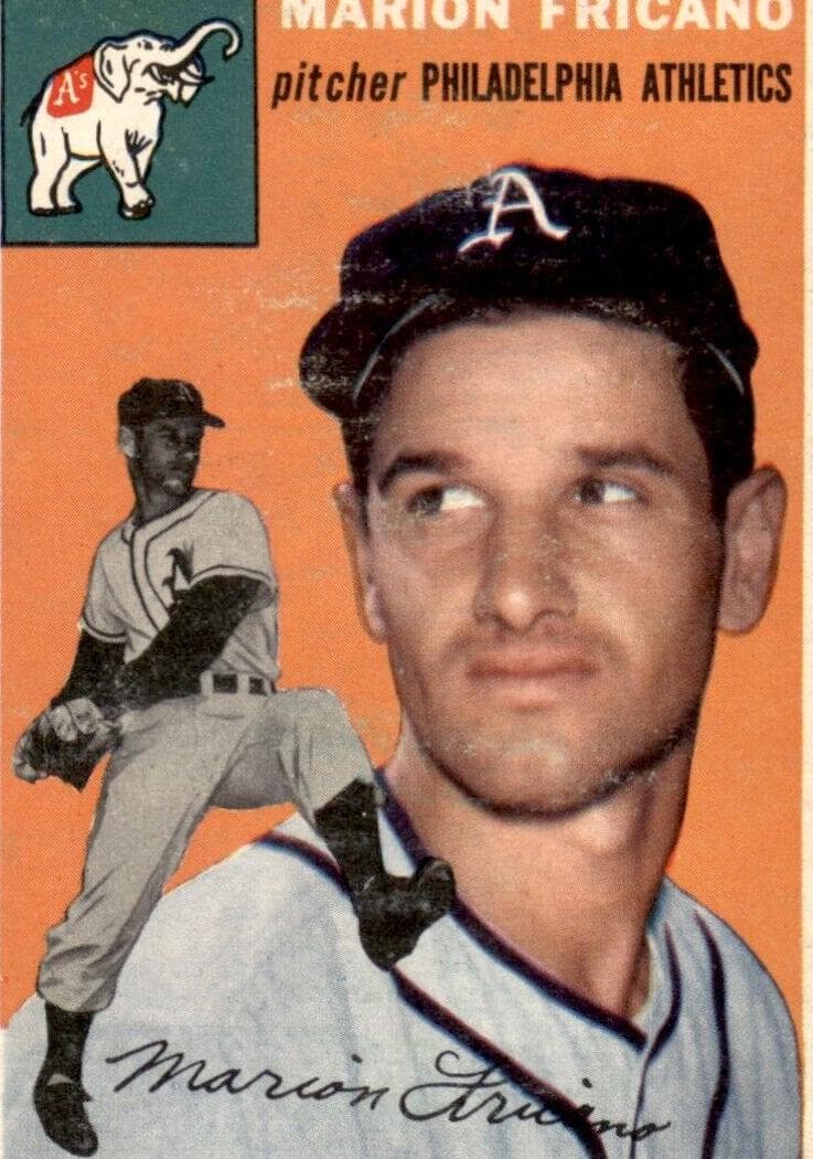 Marion Fricano 1954 topps Topps
