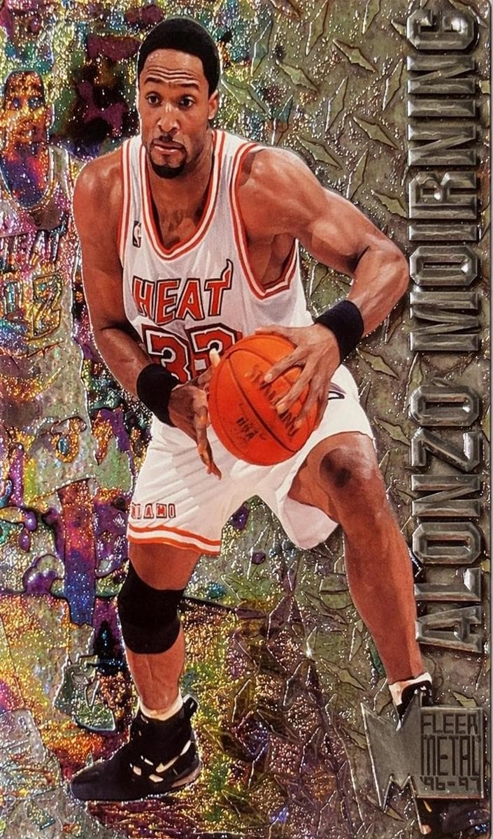 Alonzo Mourning 1996 fleer Metal