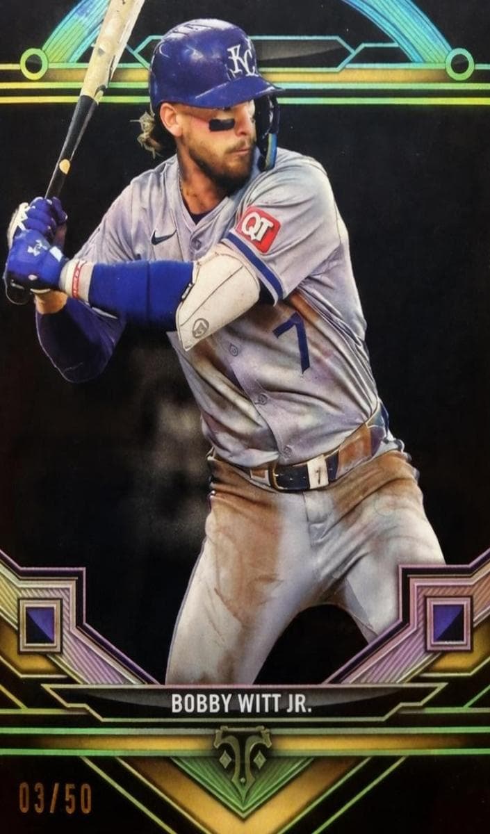 Bobby Witt Jr. 2024 topps Topps Triple Threads