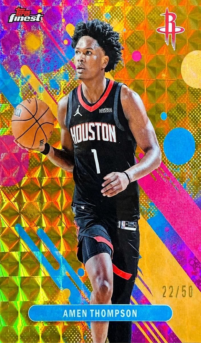 Amen Thompson 2025 topps Topps Finest