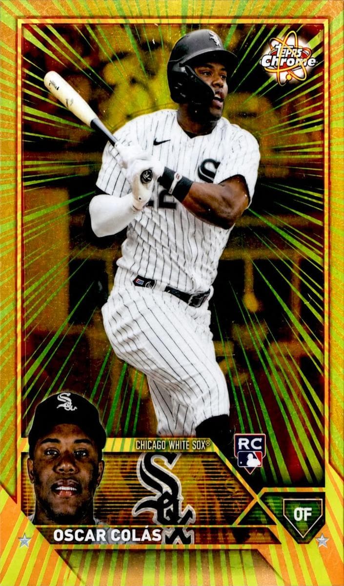 Oscar Colás 2023 topps Topps Chrome