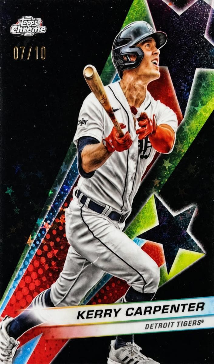Kerry Carpenter 2024 topps Topps Cosmic Chrome