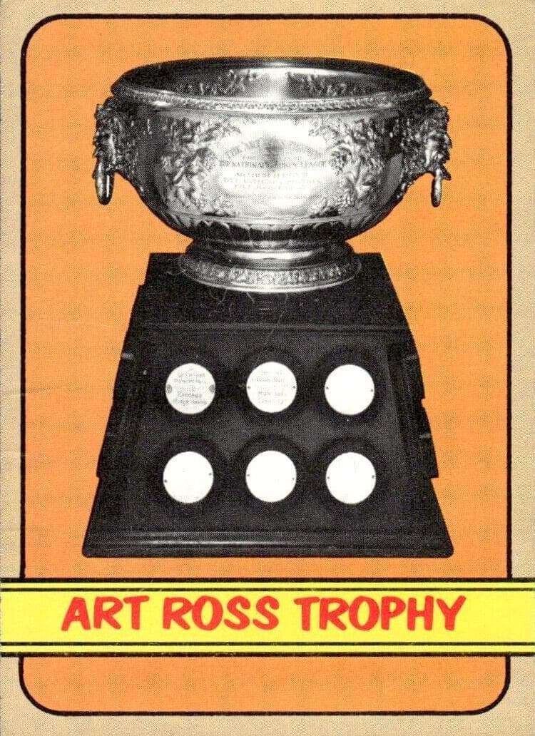 Art Ross Trophy 1972 topps Topps