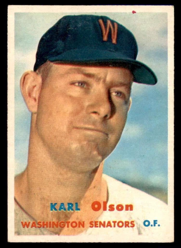 Karl Olson 1957 topps Topps