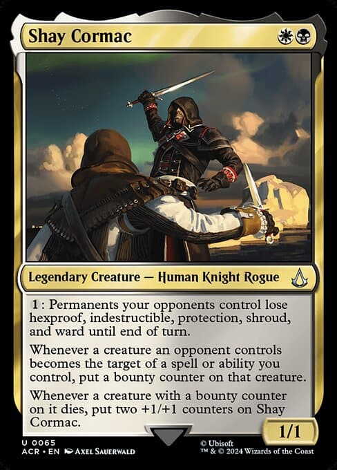 Shay Cormac 2024 Magic: The Gathering Assassin's Creed
