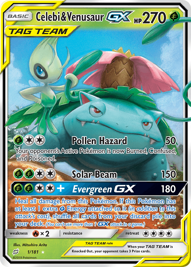 Celebi & Venusaur GX #1